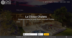 Desktop Screenshot of laclusazchalets.com