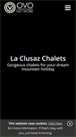 Mobile Screenshot of laclusazchalets.com